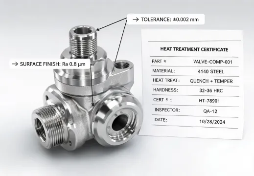 Energy valve component