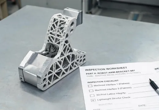 Robotics additive part